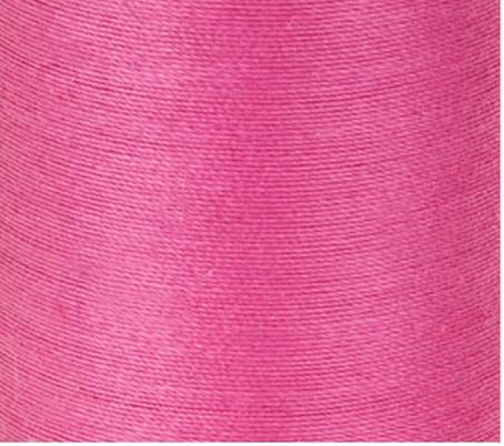 Coats & Clark Cotton All Purpose Sewing Thread 100% Mercerized Cotton 225 Yards Each Spool S970 2 Pack Bundle with 3 Bella's Crafts Needle Threaders (Hot Pink)