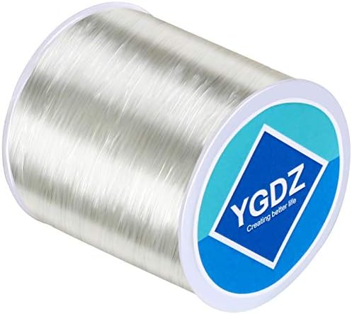 YGDZ Elastic Cord for Bracelets Jewelry Making, Stretchy Beading String, 1 Roll 100m (0.8mm)