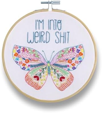 FUNATIC I'm Into Weird Shit Funny Embroidery Kit for Adults