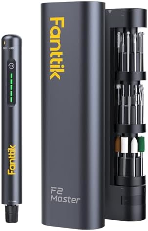 Fanttik F2 Master Mini Cordless Rotary Tool Kit for 3D Printer Sanding | Engraving Pen, NeoPulse Motor, 5 Speed, Revostor Hub, 35 Accessories, for Precision Polishing, Drilling, Carving, DIY Crafts