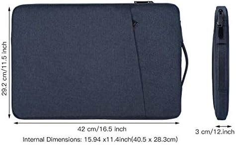 Waterproof Graphics Drawing Artists Tablet Sleeve Bag Compatible with Huion KAMVAS Pro 13 GT-133, XP-Pen Artist 12/13 Pro/14 Carrying Case(Navy Blue)