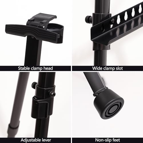 2 Pack Adjustable Art Easel Stand, 17-66 in Aluminum Tripod with Bag | Tool-Free Setup, Folds To 18 In, Stable Non-Slip Feet, Fits Tabletop To Floor Use, for Painting And Display