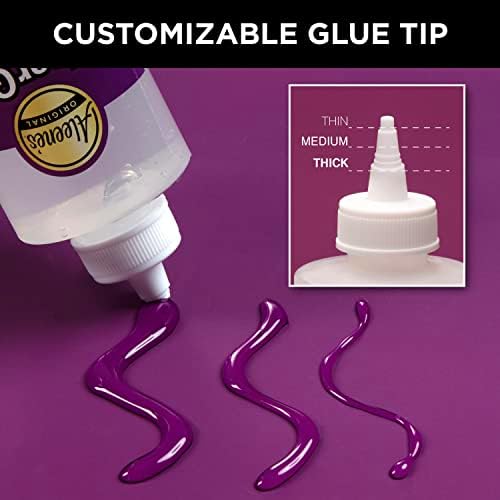 Aleene's Clear Gel Tacky Glue for Crafts, Nontoxic, Applies and Dries Clear, 8 fl oz (Pack of 2)