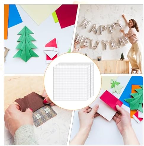 cobee 5 Sheets 2000 Pcs Foam Squares Double Sided Foam Tape, Foams Adhesive Squares, Foams Dots Stickers for Crafts Office Supplies DIY Crafting Scrapbook