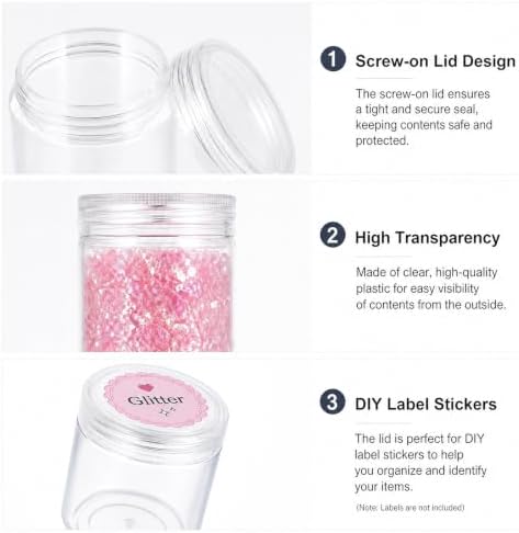 BigOtters 30 Grids Diamond Painting Storage Containers, Portable Bead Art Organizer Case with Lids for Crafts, Jewelry DIY