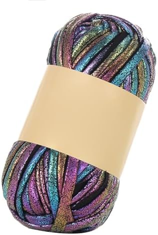 EUBUY Crochet T-Shirt Yarn, Polyester, Multicolor, 100g, 2.0mm-6.0mm
