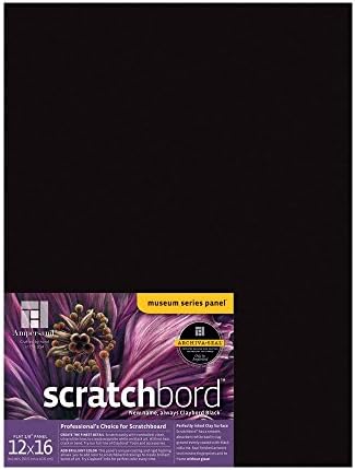 Ampersand Museum Series Scratchbord, 1/8 Inch Depth, 12X16 Inch (CBB12)
