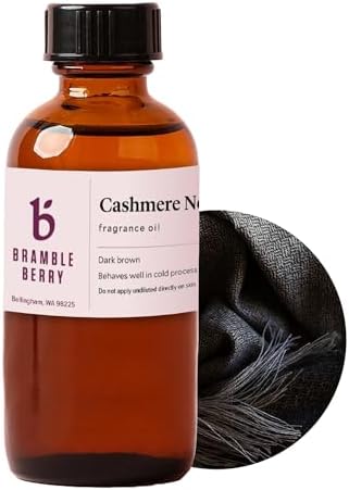 Bramble Berry Cashmere Noir & Oud Luxury Musk & Wood Scent for Soap Making, Candles, Lotion, Bath Bombs & Perfume | Skin Safe, Vegan, Paraben & Phthalate Free, DIY Craft Essential