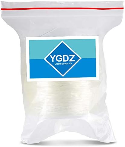 YGDZ Elastic Cord for Bracelets Jewelry Making, Stretchy Beading String, 1 Roll 100m (0.8mm)