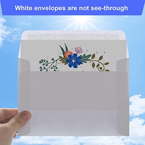 Blank Cards and Envelopes 4x6, 90 Pack White Invitation Cardstock with 90 Pack Envelopes, Thank you Blank Greeting Cards, for All Occasions DIY, Print custom