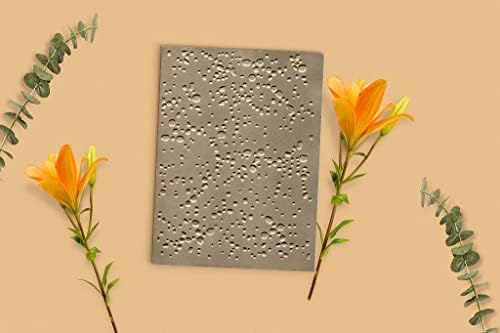 Small Spots Backgorund Plastic Embossing Folders for Card Making Fleck Background Scrapbooking Plastic Template Photo Album Card Paper Handmade DIY Craft Decoration Template Molds