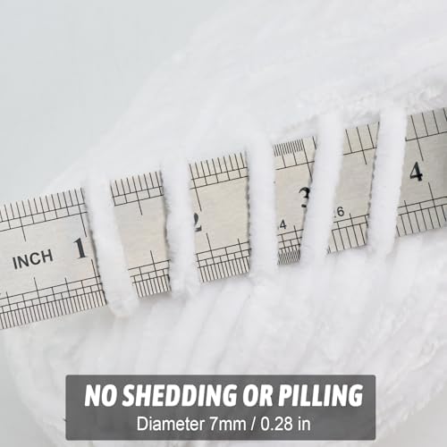 Soft Velvet Chenille Yarn for Crocheting, Super Bulky Yarn for Blankets