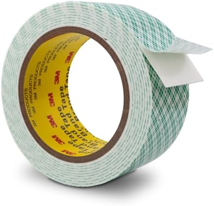 3M Double Sided Foam Tape 2.0"×10Ft 1 Pack White Heavy Duty