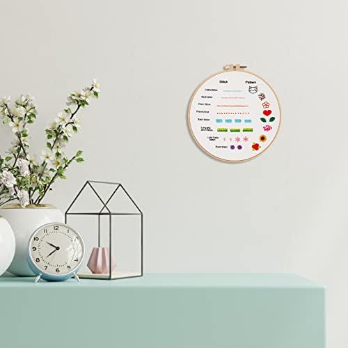 Louise Maelys Embroidery Kit for Beginners 8 Stitch Practice Set