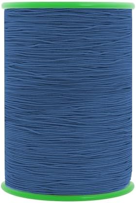 Mandala Crafts 0.6mm Denim Shirring Elastic Thread for Sewing, 546 Yards