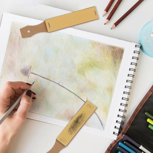 Pencil Sandpaper Sharpener Blocks, 3 PCS Sandpaper Block for Drawing Crayons Charcoal Sharpener Sketch Pencil Sharpeners Lead Pointer Art Drawing Tool for Pastel Sticks for Artist Sketch Beginner