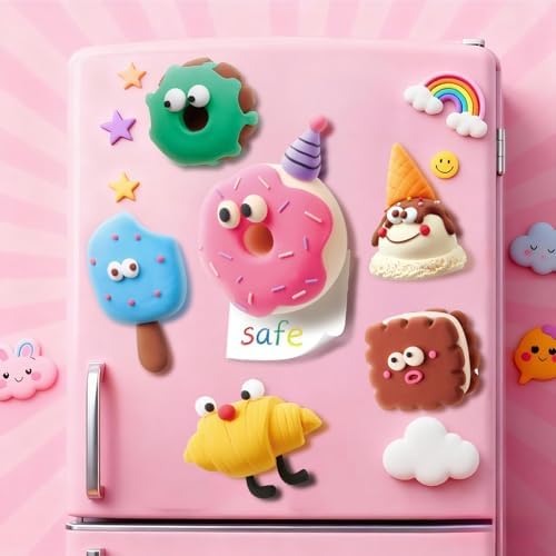Air Dry Clay Kit for Kids - 6 Boxes Fridge Magnets Craft Set | Modeling Clay with Sculpting Tools Tutorials, Non-Toxic & Safe, DIY Arts and Crafts, Make Your Own Refrigerator Magnet