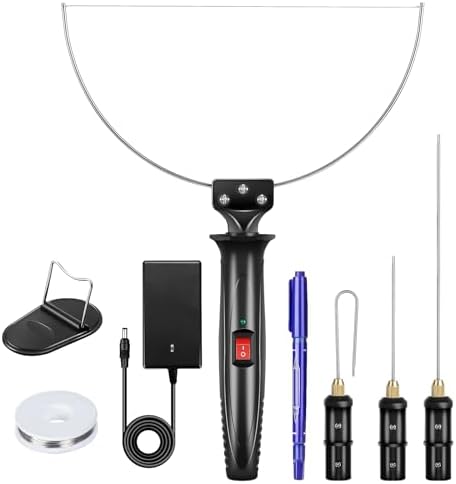 4 in 1 Hot Wire Foam Cutter, 18W Electric Hot Knife Styrofoam Cutting Kit