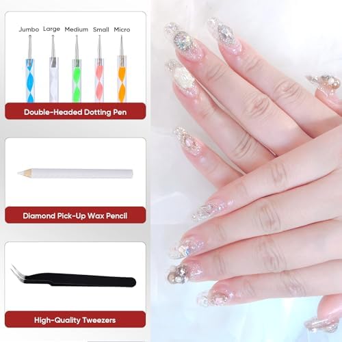 3 PCS 110ml B7000 Rhinestone Glue Clear, Bedazzling Glue for Craft, Jewelry