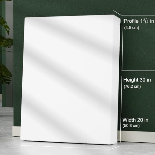 PHOENIX 20x30 Inch 2 Pack Heavy Duty Stretched Canvas - 1 3/4" Thick Large Rectangle Canvas for Painting - Master Series 15 Oz. Gesso Primed Cotton Archival Canvases for Professional Artists