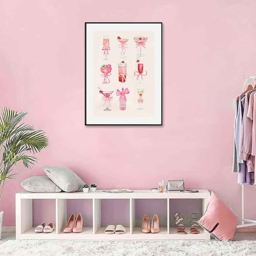Cocktail Diamond Art Kits for Adults, Diamond Painting Kits for Beginner