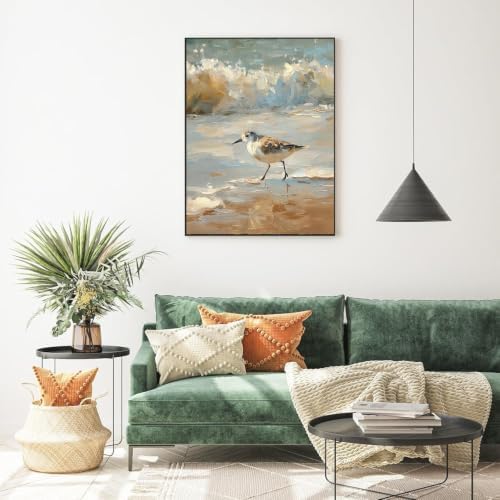 Bird Diamond Art Kits for Adults, Round Diamond Painting 12x16 Inch