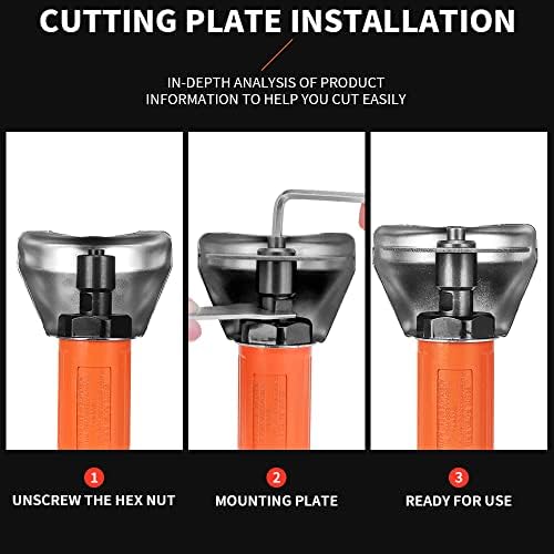 Air Cut Off Tool with 5Pcs 3-inch Die Grinder Cut-Off Wheels, Pneumatic Metal Sheet Cutting Tool, Heavy Duty Air Cutter Cut off Tool