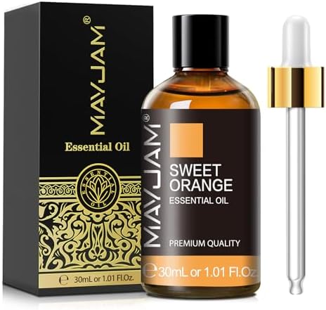MAYJAM Sweet Orange Essential Oil for Diffuser Soap Making, 1.01fl.oz