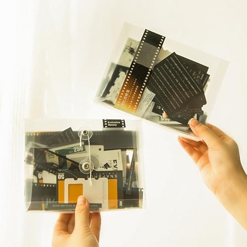Doraking 94PCS Film Scrapbook Paper Packs for Journaling Supplies Planners