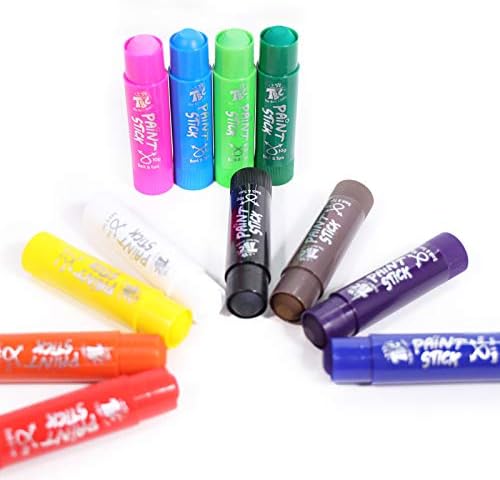 TBC The Best Crafts 24 Colors Mixed pack, Washable Paint, Non-toxic, Tempera Paint Sticks for Kids and Students