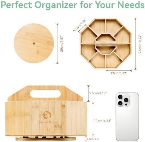 Ohuhu 360° Rotating Marker Organizer Holds 162 Honolulu & B Oahu Markers