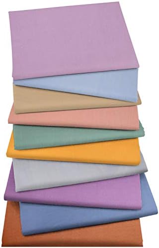Aubliss 10pcs Fat Quarter Fabric Bundles (100% Cotton - 20‘’ x 20‘’)