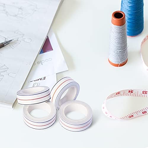 1/4" Seam Diagonal Seam Tapes - 10Yard Each Roll Sewing Basting Tape for Stitching Straight Diagonal Seams Instruction Tool (2Pack) (Pack of 2)