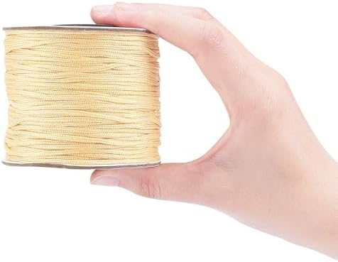 PH PandaHall 1.5mm 100 Yards Nylon Thread Blinds String Beading Cord Bracelet String Braided Lift Shade Cord Kumihimo Macrame Thread for Rollers Windows Roman Shade Repair Friendship Bracelet