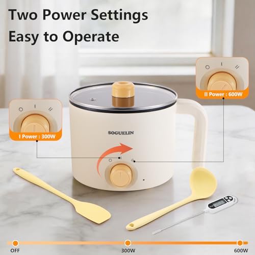SOGUELIN Wax Melting Pot with Thermometer