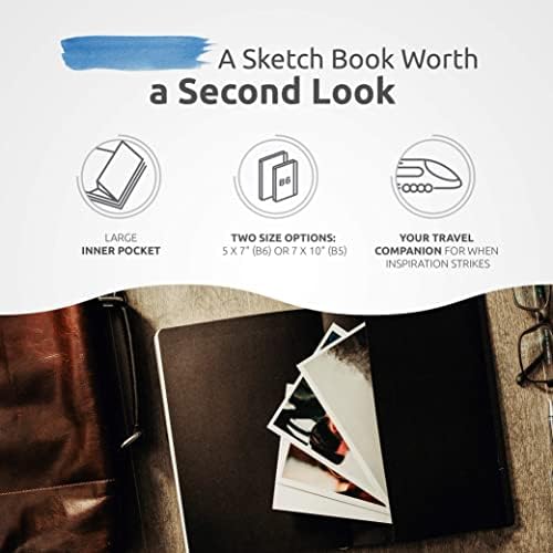 ZenART B5 (7x10) Travel Artist Small Sketchbook/Drawing Book - 120GSM 160P