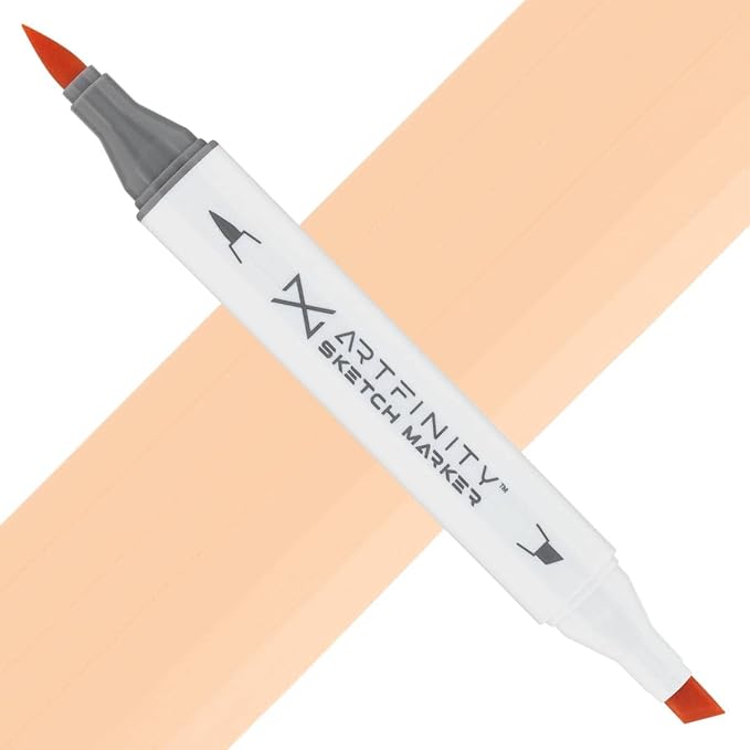 Artfinity Sketch Markers - Sand E2-2, Vibrant, Professional, Dye-Based Alcohol Markers for Artists, Drawing, Travel, & More