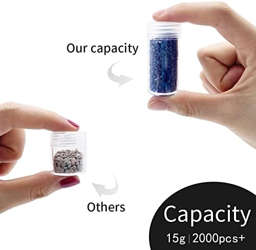 ZORETCO Diamond Art Storage with 60 Containers, Diamond Art Kits for Adults