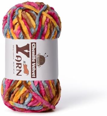 Chenille Crochet Sunrise Yarn 1 Pack