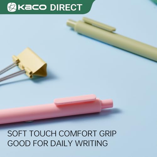 Kaco PURE Gel Pens 20 Macaron Color Ink Assorted 0.7mm Medium Point Pens