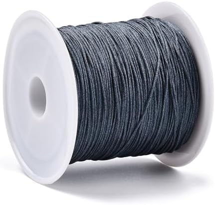 Elecrelive 43 Yards Nylon String Steel Blue Nylon Cord Nylon Beading Thread