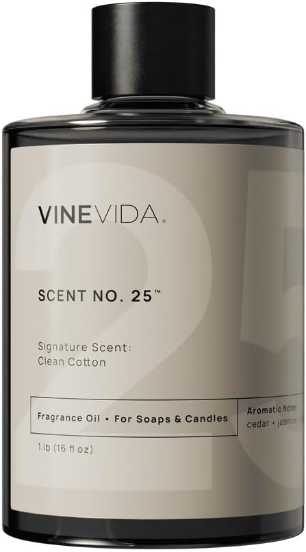 VINEVIDA [16oz] Scent No.25 Fragrance Oil for Candle Making and Soap Making - Premium Candle Scents for Soy Candles