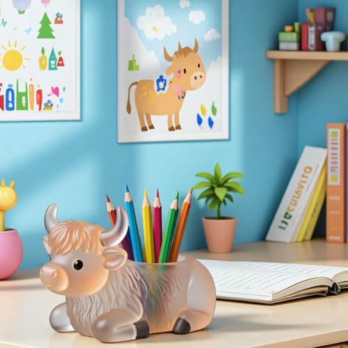 Highland Cow Epoxy Resin Molds Silicone, Cow Plaster Candle Molds