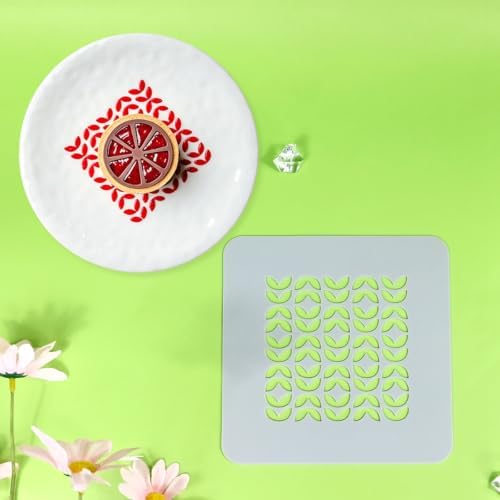 2pcs/lot Delicate Lace Design Silicone Mold Hollow Out Leaf Pattern