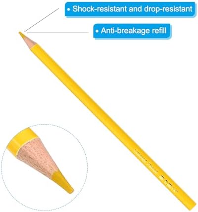 PATIKIL Lemon Colored Pencils Set,6 Pcs Oil Color Pencils Wooden Coloring Drawing Pencil for Artists Art Painting