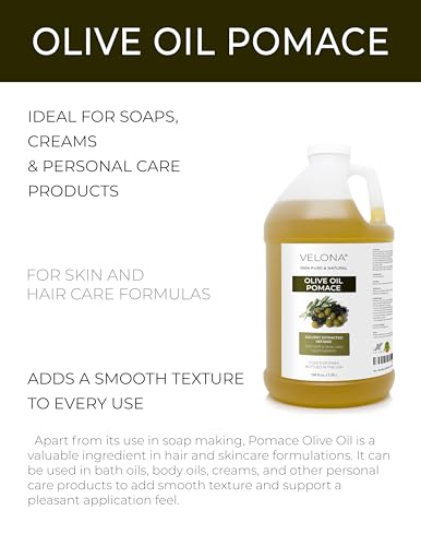 velona Olive Pomace Oil - 1 Gallon / 128 fl oz, Refined (Pack of 2)