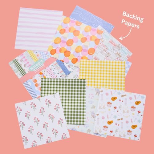 Travel Scrapbook & Junk Journal Supplies Kit – Travel Stickers, Scrapbook Paper, Washi Tape, Memo Pad, Embellishments, Glue Tape Runner & Glue Dots for Journaling & Memory Books (Travel)