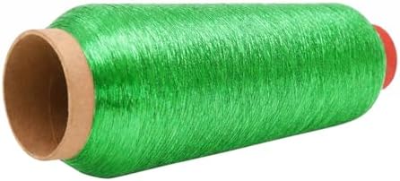 Mandala Crafts Metallic Kelly Green Embroidery Floss for Sewing, 3281 Yard Spool