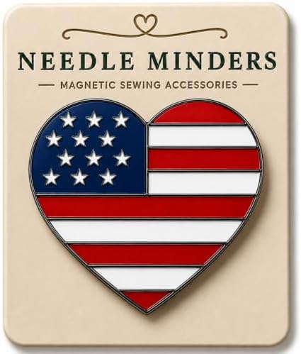 Kraftex Magnetic Needle Minder. Needleminder for Embroidery & Sewing. Cute Needlepoint Accessories. Magnetic Needle Holder for Cross Stitch. Cute Magnet Pin Gift