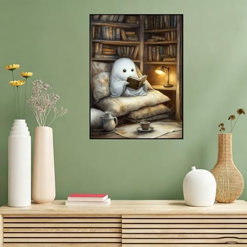 Benjenes Ghost Diamond Art Kits for Adults, Halloween Diamond Painting Kits